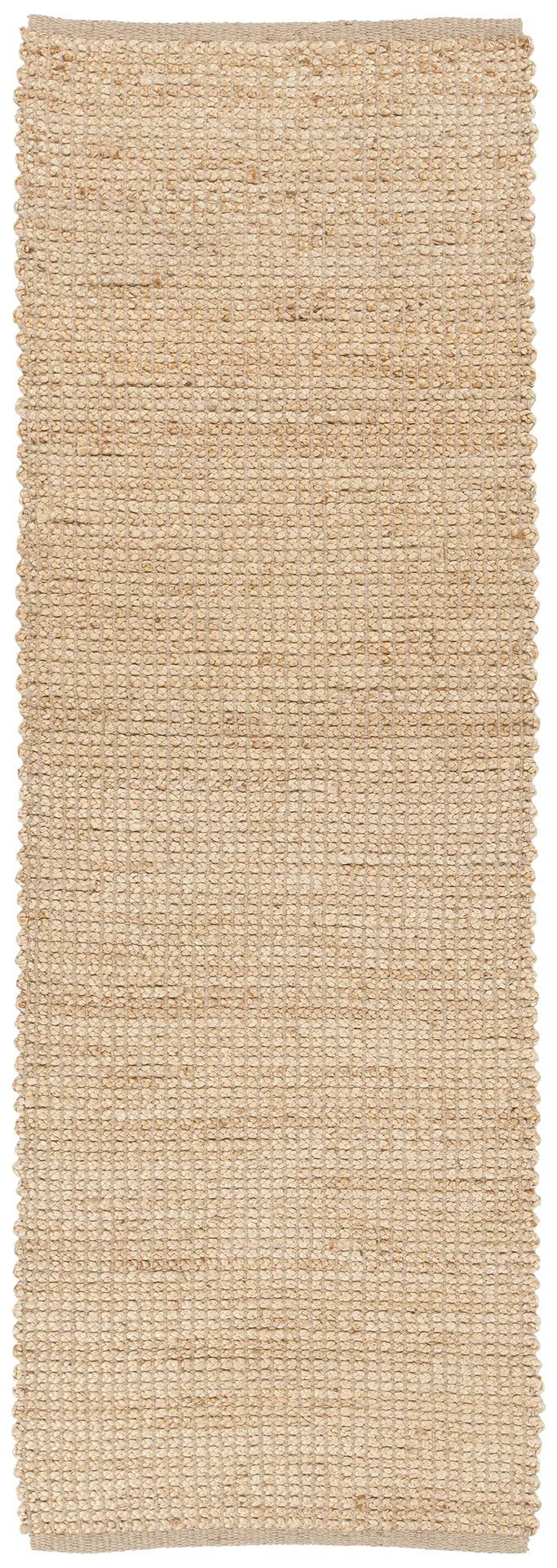 Chandra Zola ZOL-17100 Natural Tan runner rug, flat view