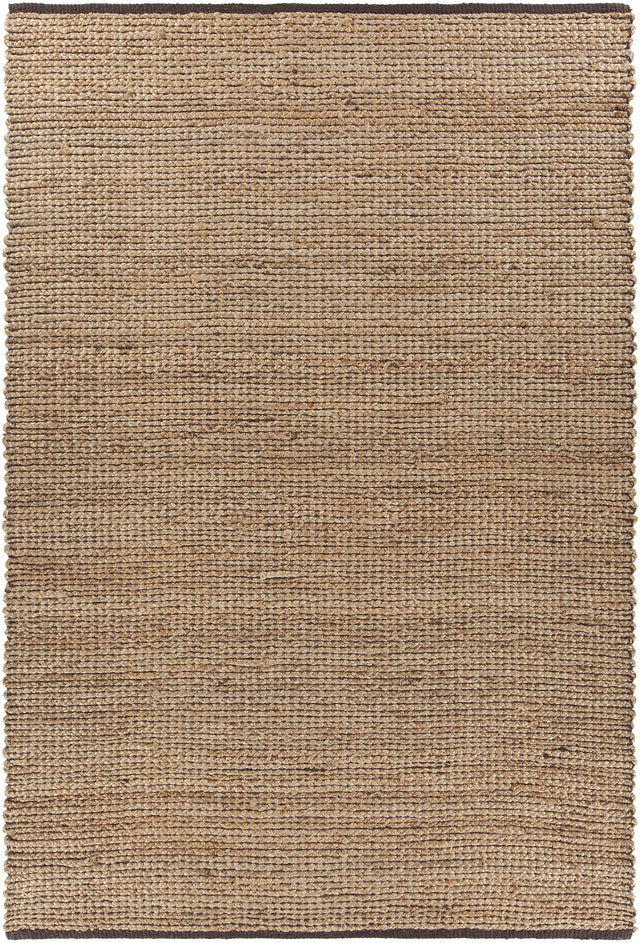 Chandra Zola ZOL-17104 Tan and Charcoal rug, flat view