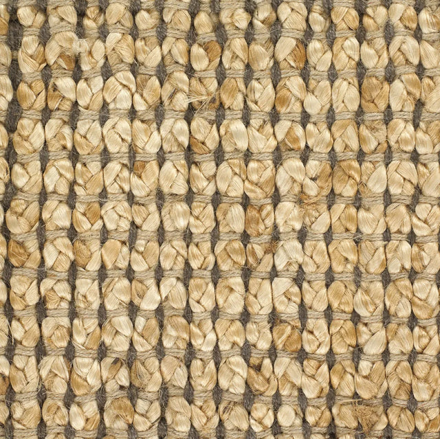 Chandra Zola ZOL-17104 Tan and Charcoal rug, texture close-up