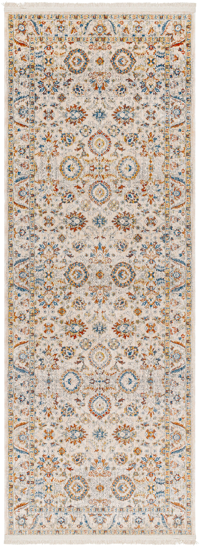 Surya Chicago Chg-2305 Slate, Light Beige, Mustard, Blue, Rust Rug.