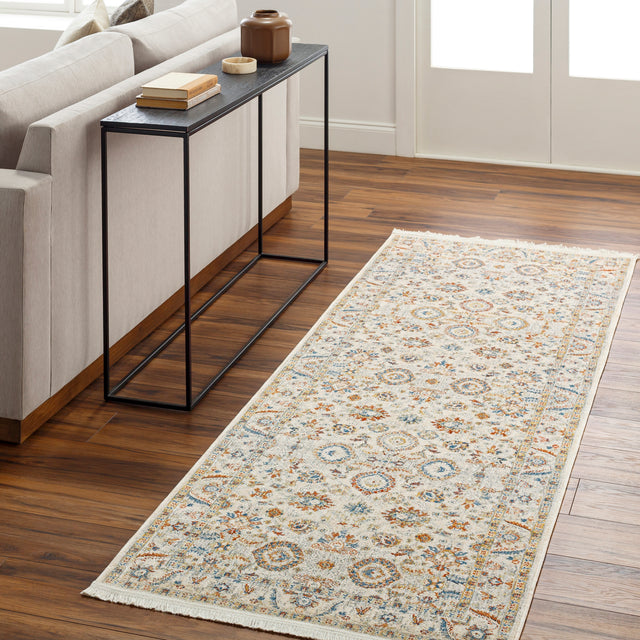Surya Chicago Chg-2305 Slate, Light Beige, Mustard, Blue, Rust Rug.