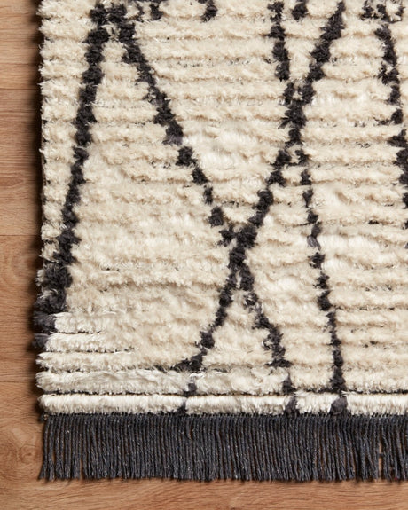 Chris Loves Julia x Loloi Alice Ali-01 Cream/Charcoal Rugs.