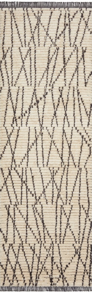 Chris Loves Julia x Loloi Alice Ali-01 Cream/Charcoal Rugs.