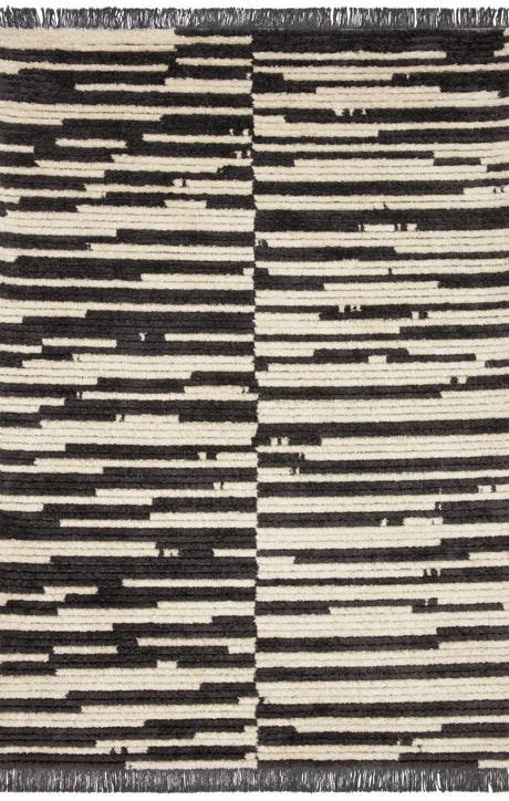 Chris Loves Julia x Loloi Alice Ali-03 Cream/Charcoal Rugs.