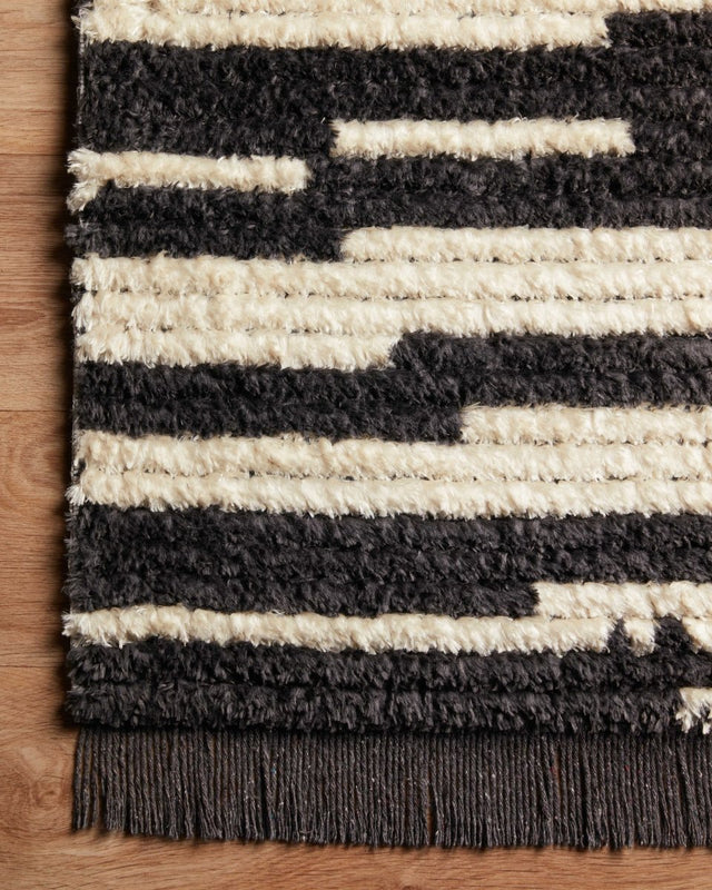 Chris Loves Julia x Loloi Alice Ali-03 Cream/Charcoal Rugs.