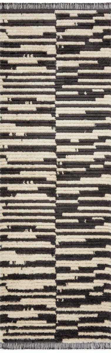 Chris Loves Julia x Loloi Alice Ali-03 Cream/Charcoal Rugs.