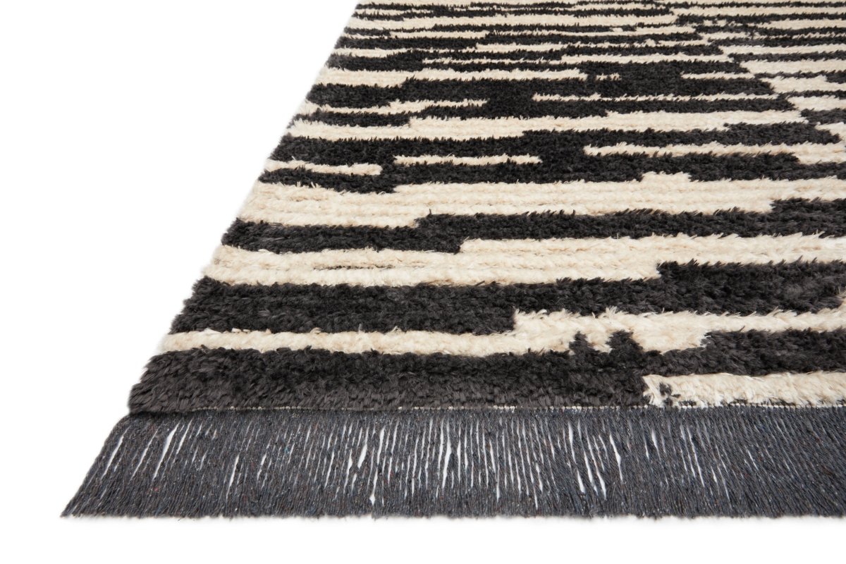 Chris Loves Julia x Loloi Alice Ali-03 Cream/Charcoal Rugs.