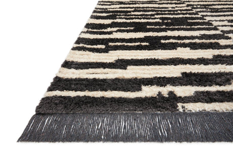 Chris Loves Julia x Loloi Alice Ali-03 Cream/Charcoal Rugs.