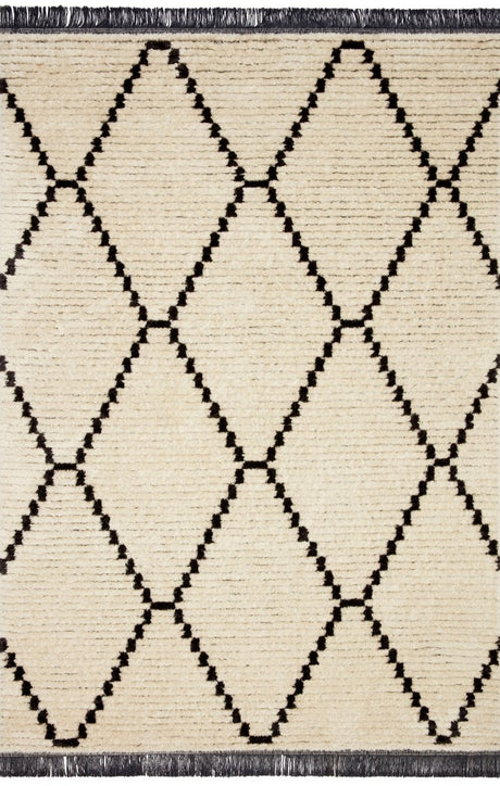 Chris Loves Julia x Loloi Alice Ali-04 Cream/Charcoal Rugs.