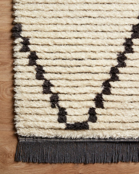 Chris Loves Julia x Loloi Alice Ali-04 Cream/Charcoal Rugs.