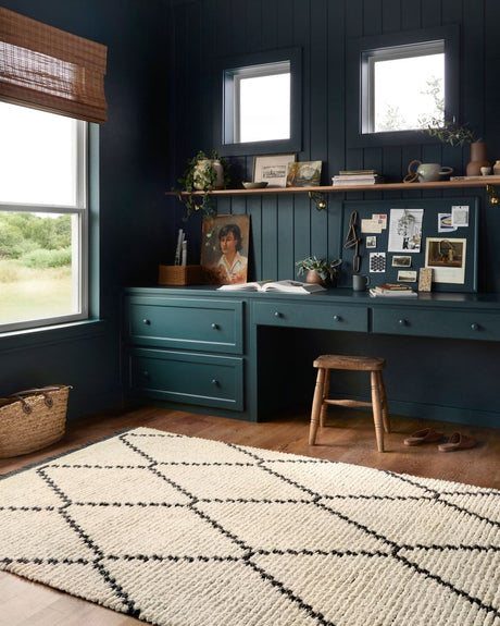 Chris Loves Julia x Loloi Alice Ali-04 Cream/Charcoal Rugs.