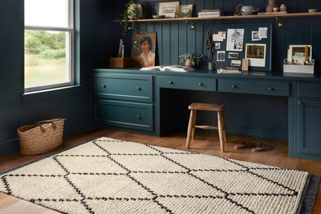 Chris Loves Julia x Loloi Alice Ali-04 Cream/Charcoal Rugs.