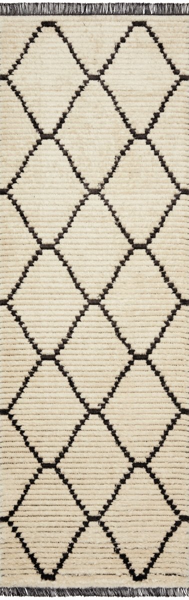 Chris Loves Julia x Loloi Alice Ali-04 Cream/Charcoal Rugs.