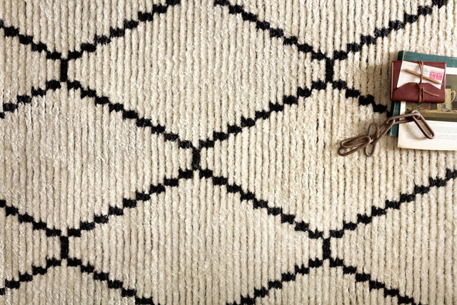 Chris Loves Julia x Loloi Alice Ali-04 Cream/Charcoal Rugs.