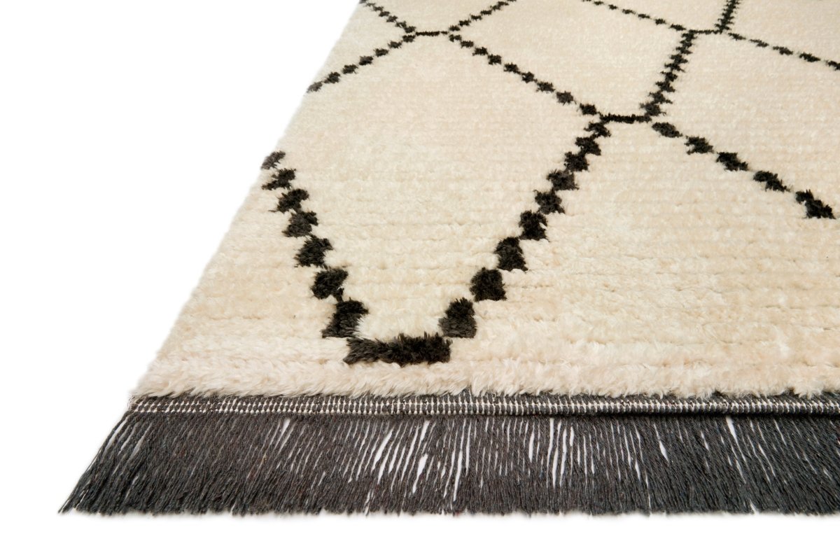 Chris Loves Julia x Loloi Alice Ali-04 Cream/Charcoal Rugs.