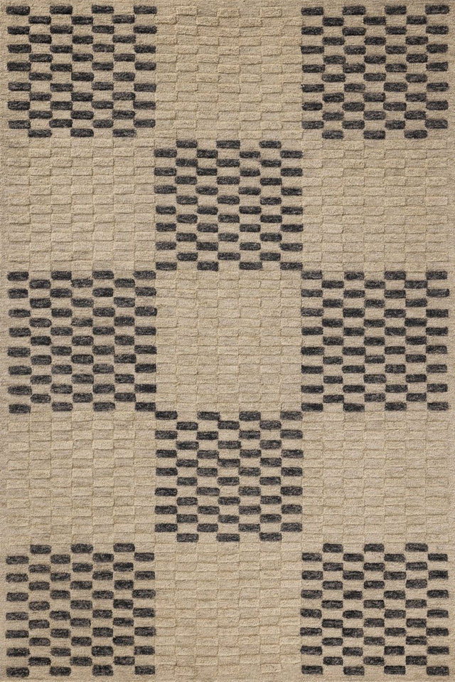 Chris Loves Julia x Loloi Bradley Brl-01 Beige/Midnight Rug.