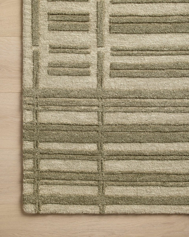 Chris Loves Julia x Loloi Bradley Brl-07 Sage/Olive Rug.