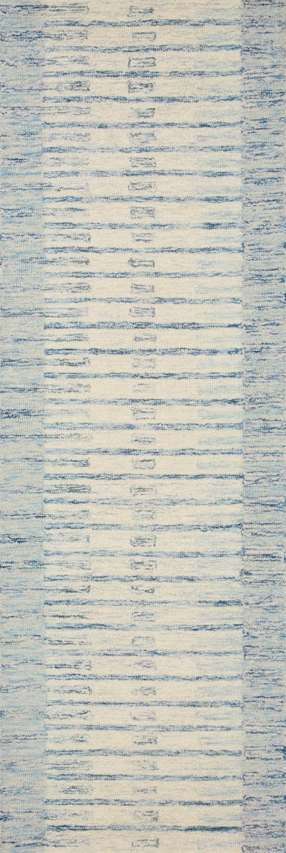 Chris Loves Julia x Loloi Chris Chr-01 Ivory/Denim Rug.