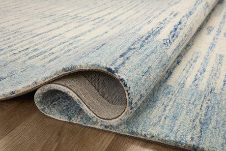 Chris Loves Julia x Loloi Chris Chr-01 Ivory/Denim Rug.