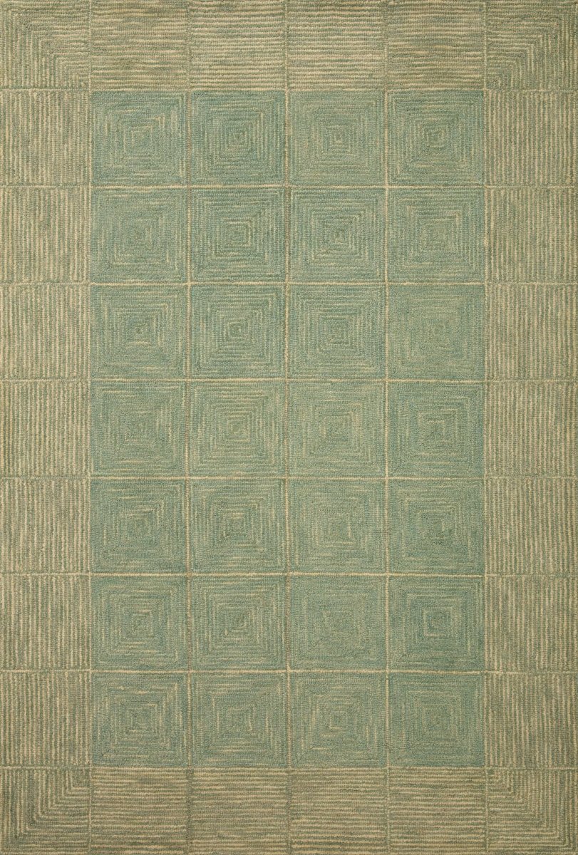 Chris Loves Julia x Loloi Francis Fra-02 Green/Natural Rug.
