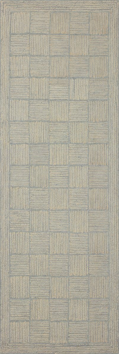 Chris Loves Julia x Loloi Francis Fra-03 Silver/Sky Rug.