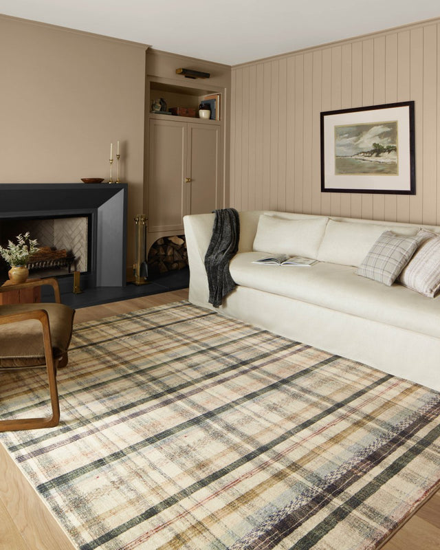 Chris Loves Julia x Loloi Humphrey Hum-02 Ivory/Multi Rug.