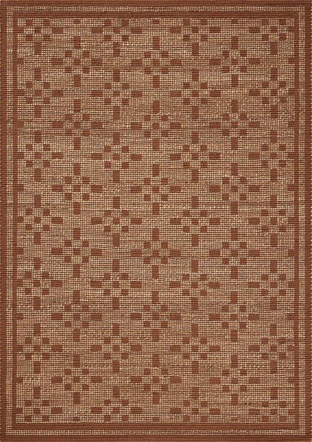 Chris Loves Julia x Loloi Judy Jud-07 Natural/Spice Rug.