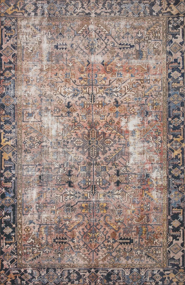 Chris Loves Julia x Loloi Jules Jul-02 Terracotta/Multi Rugs.