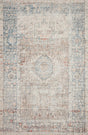 Chris Loves Julia x Loloi Jules Jul-07 Natural/Ocean Rugs.