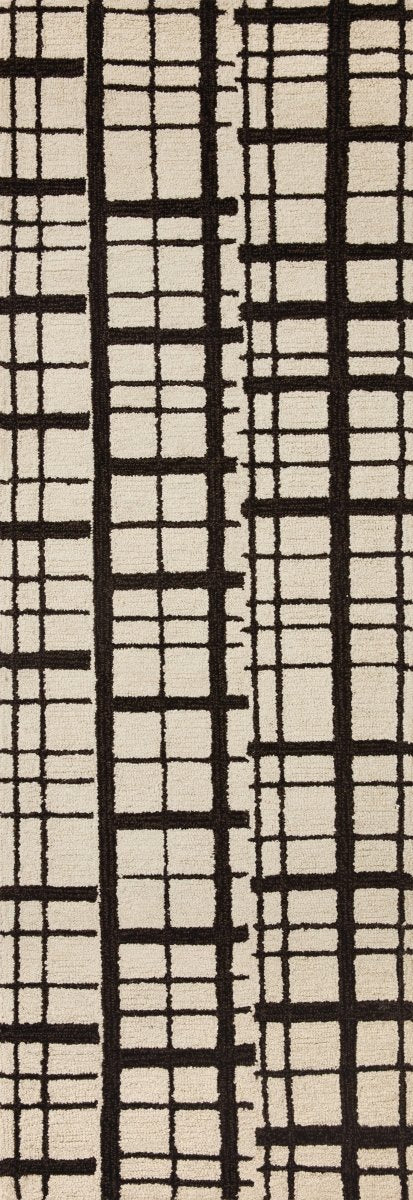 Chris Loves Julia x Loloi Polly Pol-02 Black/Ivory Rug.