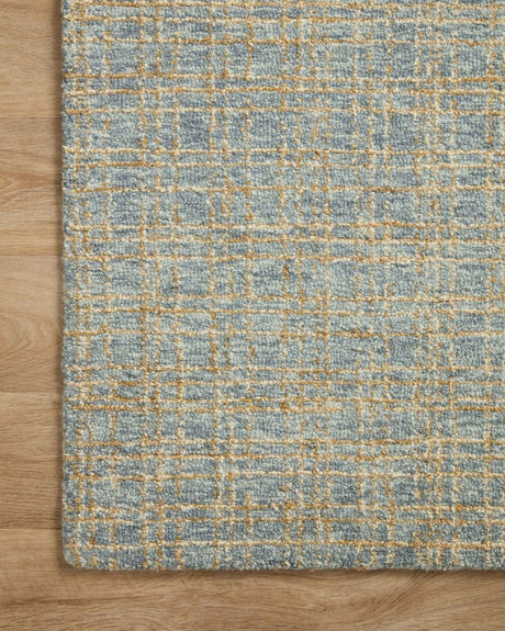 Chris Loves Julia x Loloi Polly Pol-03 Blue/Sand Rug.