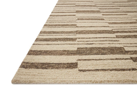 Chris Loves Julia x Loloi Polly Pol-04 Beige/Tobacco Rug.