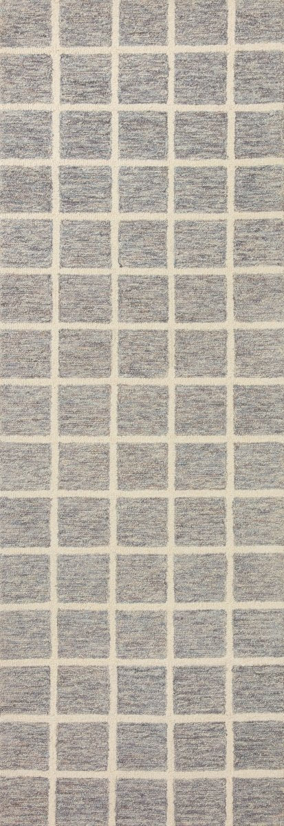 Chris Loves Julia x Loloi Polly Pol-05 Slate/Ivory Rug.