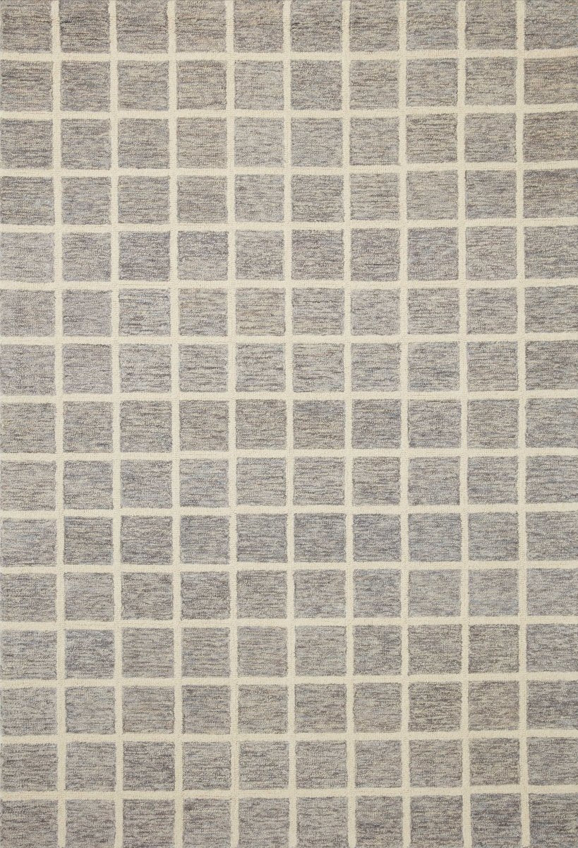 Chris Loves Julia x Loloi Polly Pol-05 Slate/Ivory Rug.