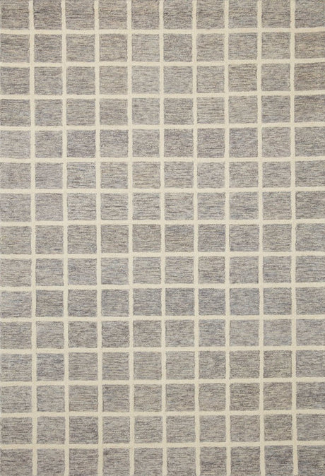 Chris Loves Julia x Loloi Polly Pol-05 Slate/Ivory Rug.