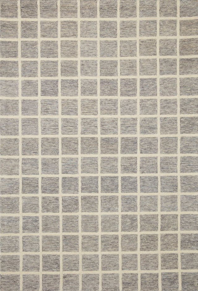 Chris Loves Julia x Loloi Polly Pol-05 Slate/Ivory Rug.