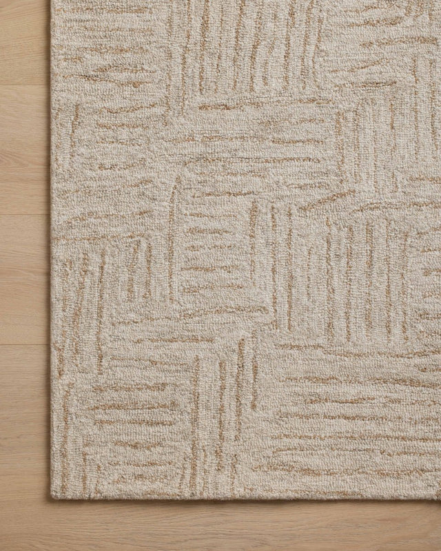 Chris Loves Julia x Loloi Polly Pol-08 Smoke/Sand Rug.
