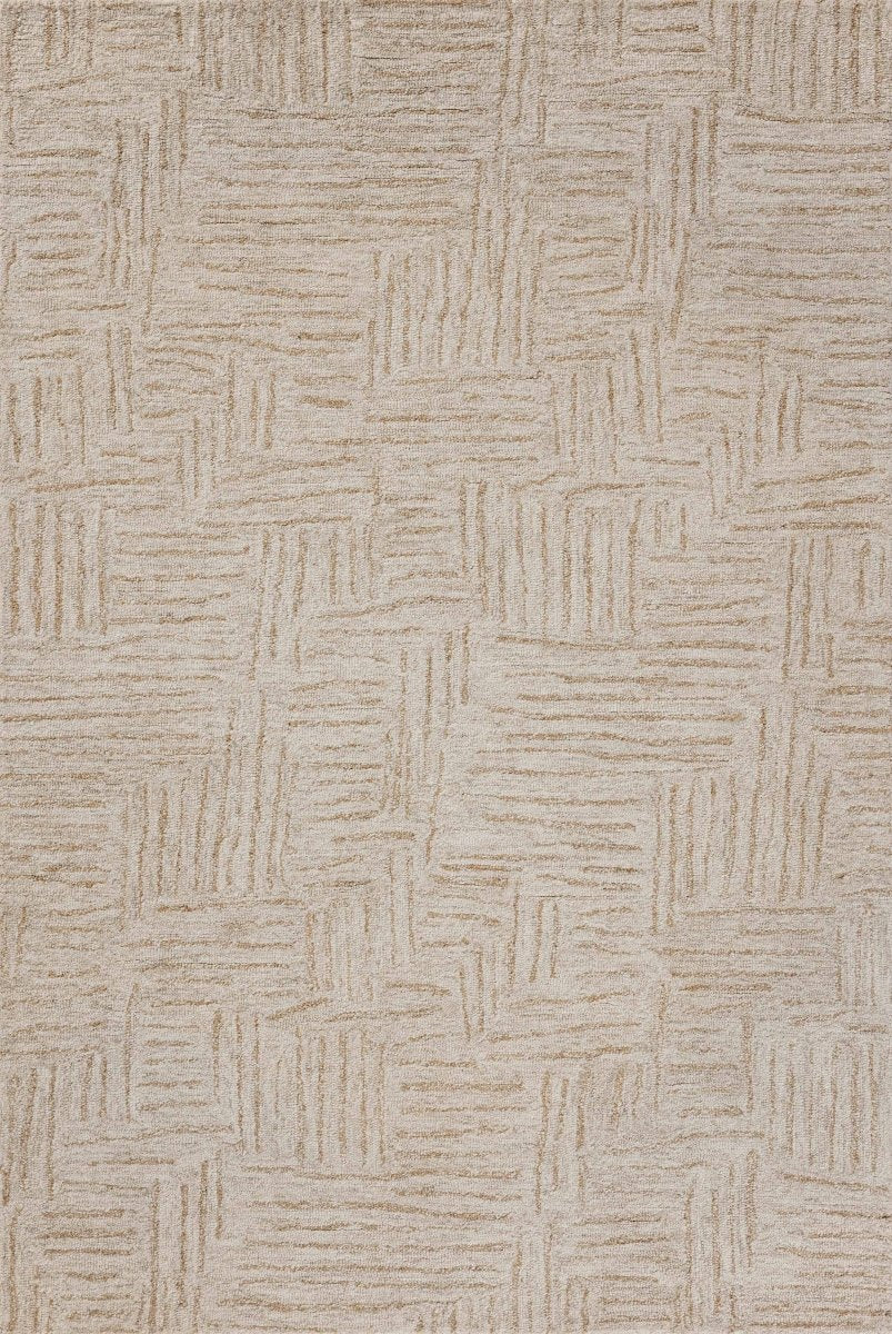 Chris Loves Julia x Loloi Polly Pol-08 Smoke/Sand Rug.
