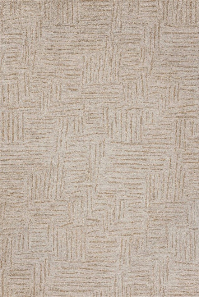 Chris Loves Julia x Loloi Polly Pol-08 Smoke/Sand Rug.