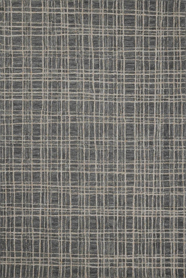 Chris Loves Julia x Loloi Polly Pol-11 Graphite/Pebble Rug.