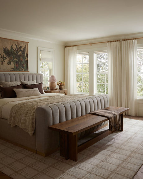 Chris Loves Julia x Loloi Polly Pol-12 Cream/Sand Rug.