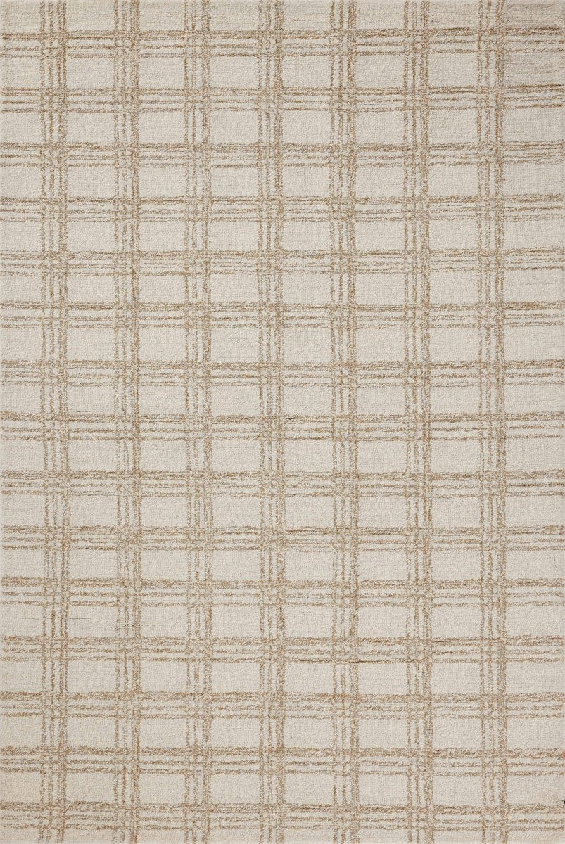 Chris Loves Julia x Loloi Polly Pol-12 Cream/Sand Rug.