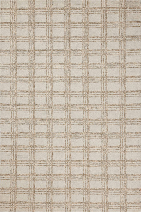 Chris Loves Julia x Loloi Polly Pol-12 Cream/Sand Rug.