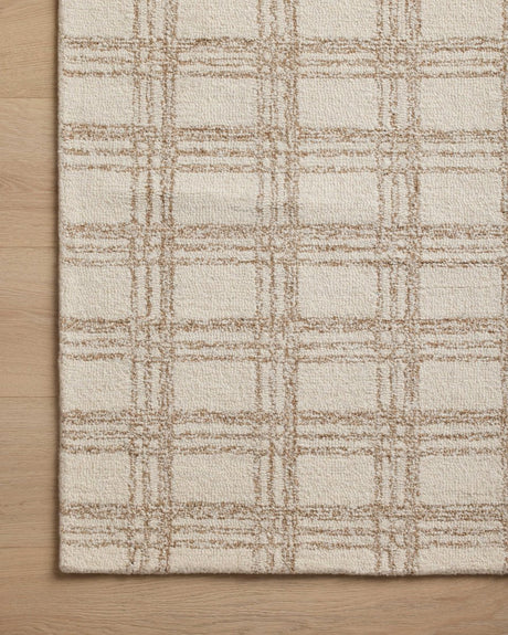 Chris Loves Julia x Loloi Polly Pol-12 Cream/Sand Rug.