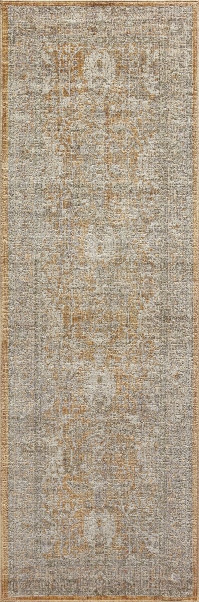 Chris Loves Julia x Loloi Rosemarie Roe-01 Gold/Sand Rugs.