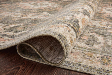 Chris Loves Julia x Loloi Rosemarie Roe-01 Sage/Blush Rugs.