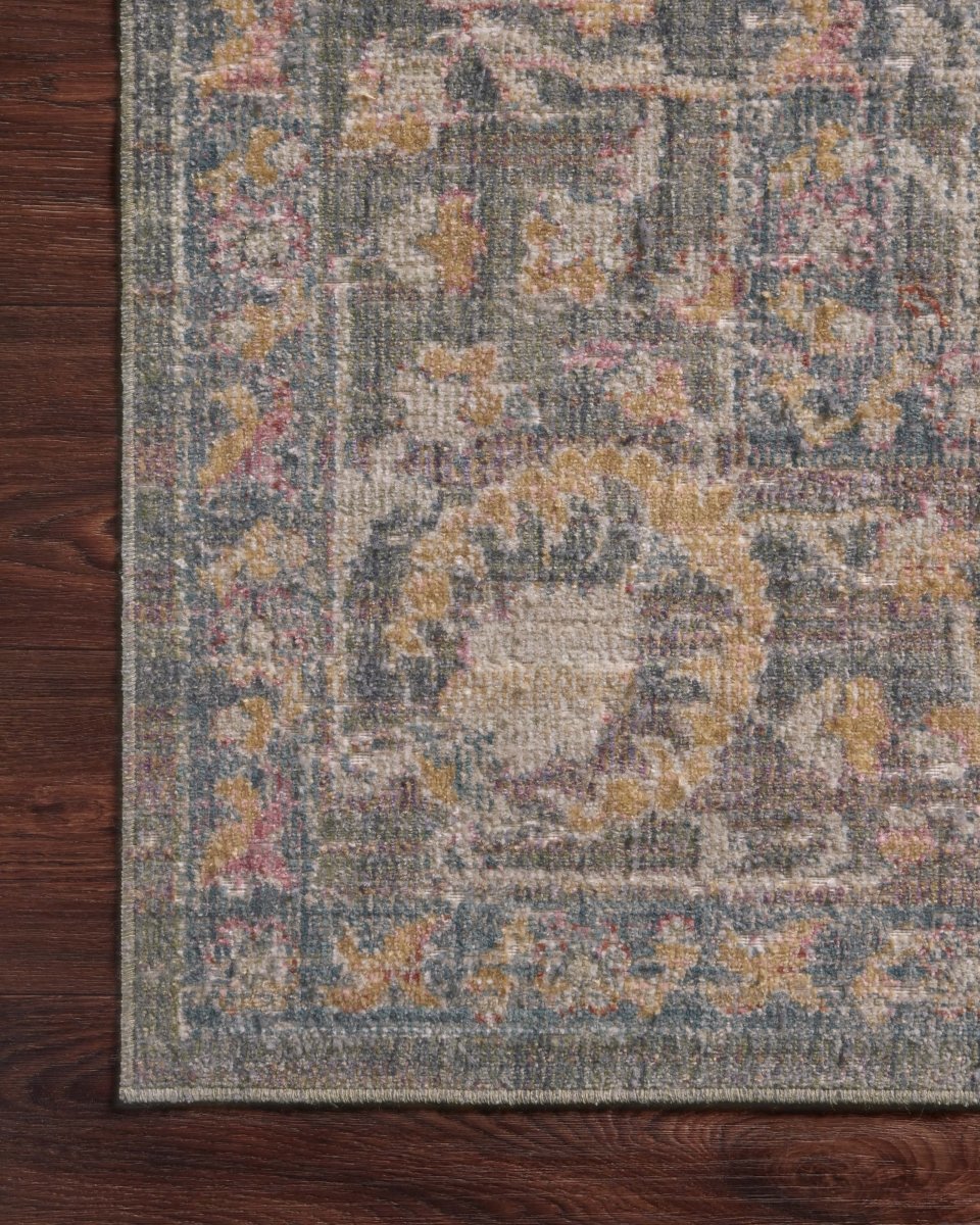 Chris Loves Julia x Loloi Rosemarie Roe-01 Stone/Multi Rugs.