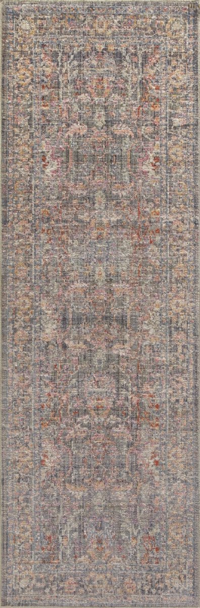 Chris Loves Julia x Loloi Rosemarie Roe-01 Stone/Multi Rugs.