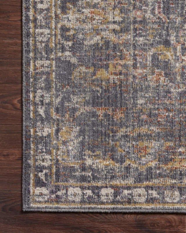 Chris Loves Julia x Loloi Rosemarie Roe-04 Graphite/Multi Rugs.