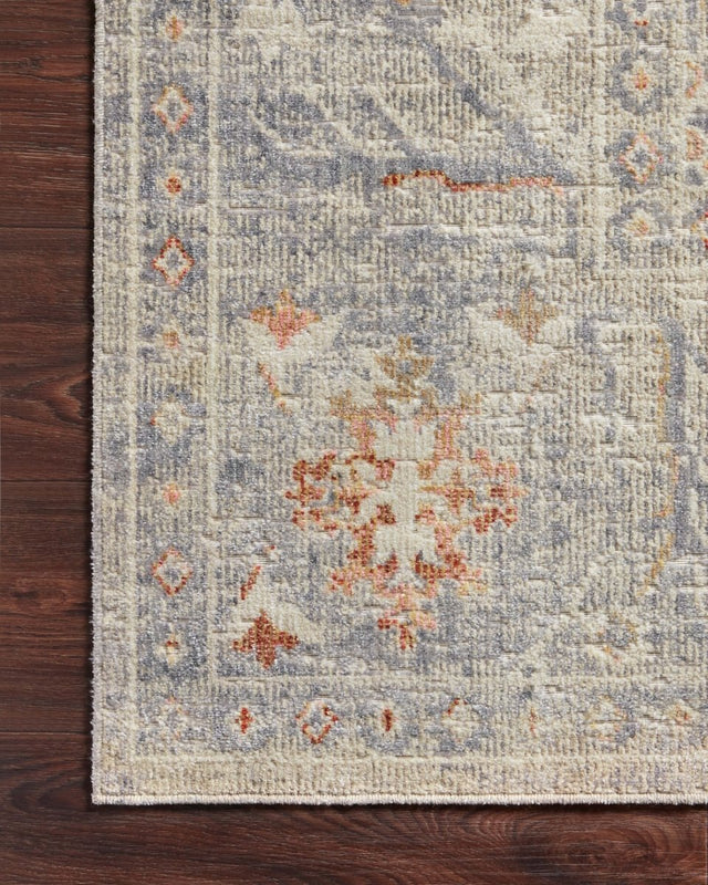 Chris Loves Julia x Loloi Rosemarie Roe-05 Oatmeal/Lavender Rugs.